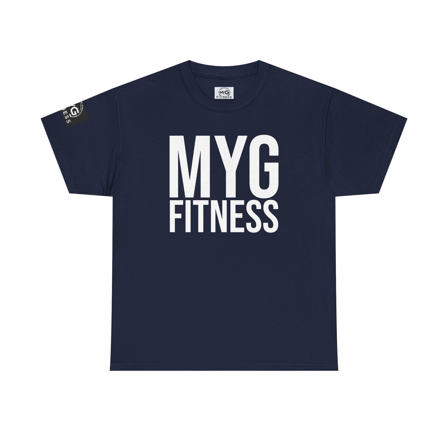 MYGFITNESS Essentials Arm Logo Unisex Heavy Cotton Tee