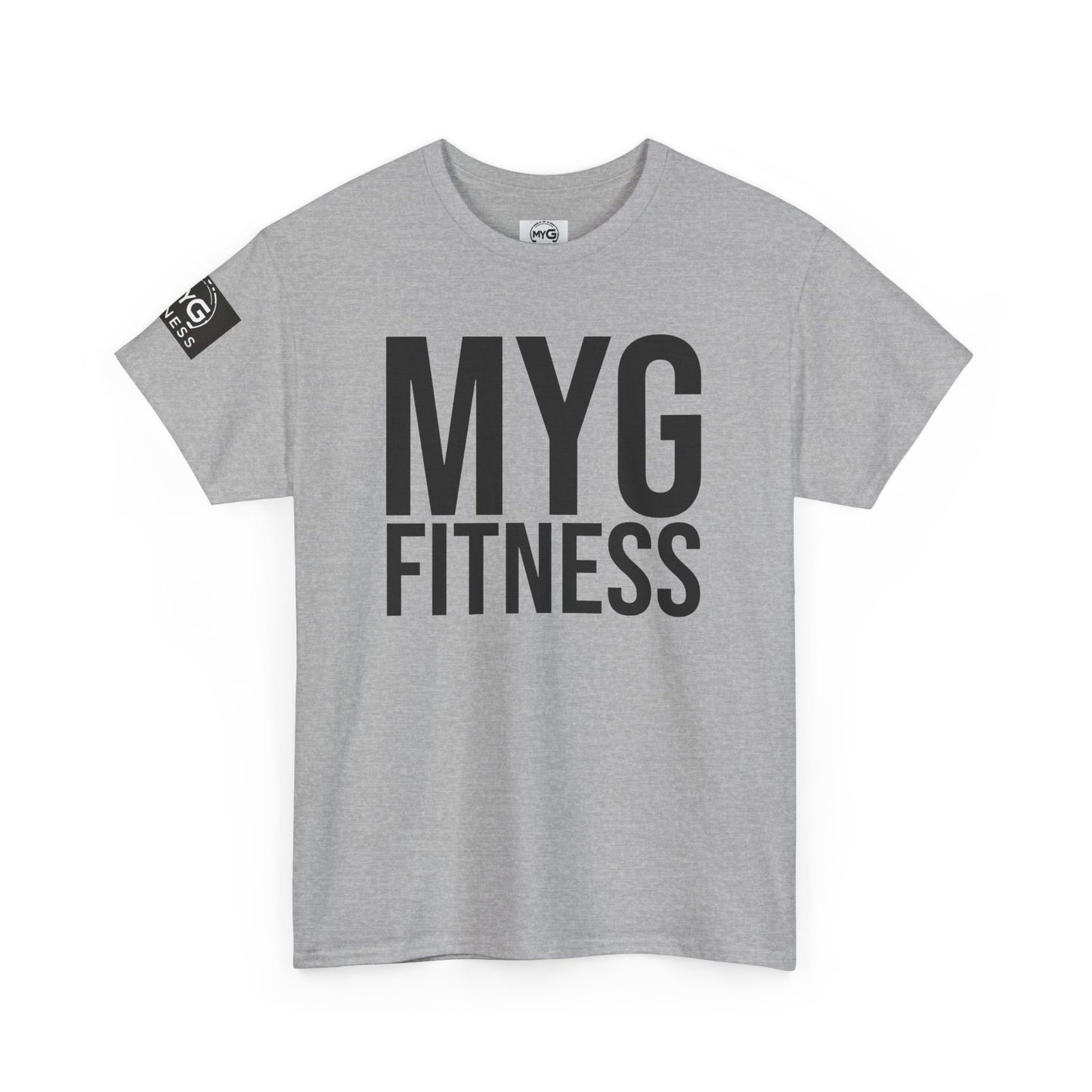 MYGFITNESS Essentials Arm Logo Unisex Heavy Cotton Tee